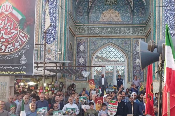 جشن بزرگ پیروزی رزمندگان اسلام در نبرد علیه رژیم صهیونیستی و آمریکای جنایتکار در شهرستان قروه