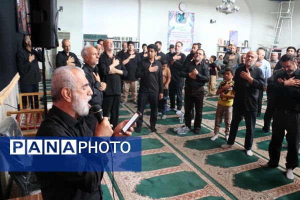 عزاداری ظهر عاشورا در مسجد حضرت صاحب الزمان(عج) مشهد