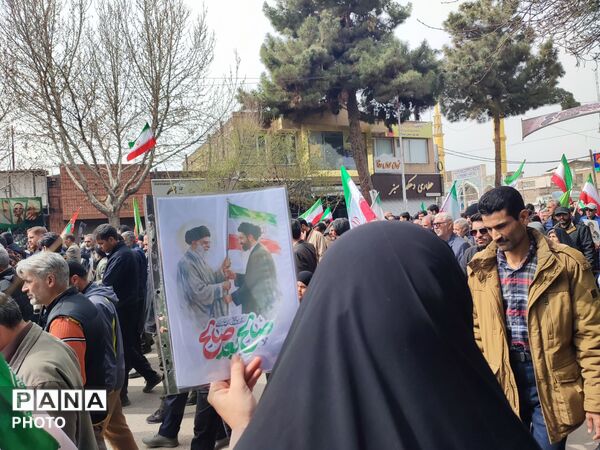 قاب پانا میزبان راهپیمایی روز قدس در شهرستان نیشابور 