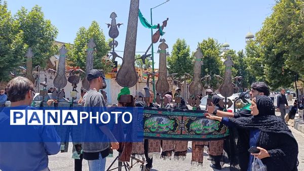 حضور پرشور کودکان و نوجوانان یاسوجی در روز عاشورا 