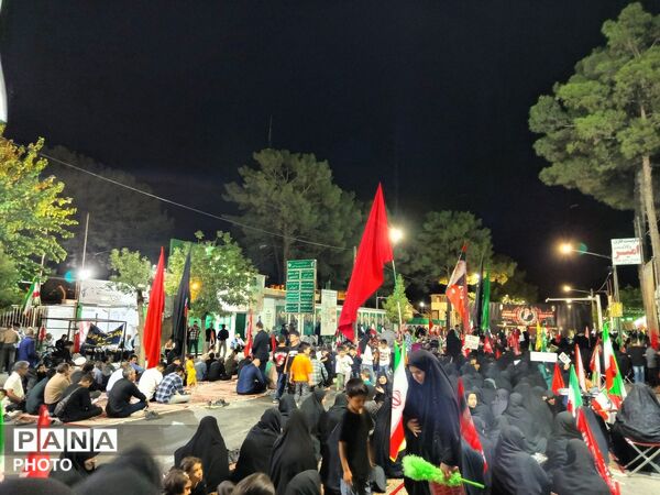 عزاداری دهه آخر ماه صفر در خیابان 