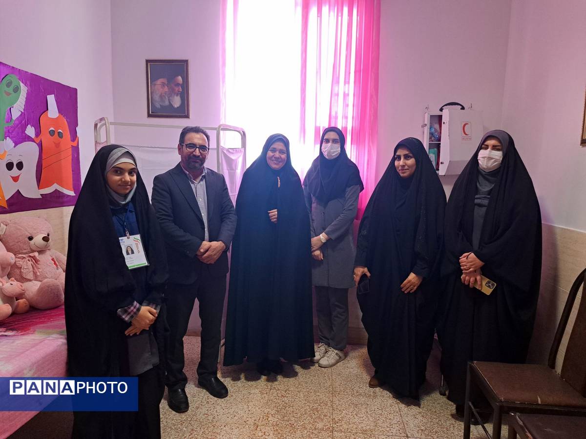 افتتاح اتاق بهداشت در دبستان دخترانه مالک‌ اشتر شهرستان ملارد