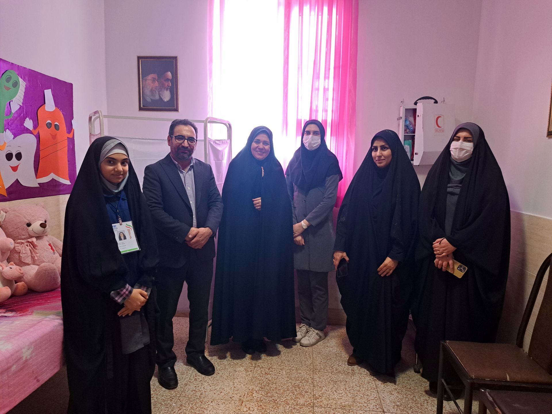 افتتاح اتاق بهداشت در دبستان دخترانه مالک‌ اشتر شهرستان ملارد