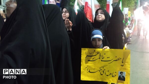 بیست و نهمین شب از اتحاد مقدس مردم کاشمر در کف خیابان 