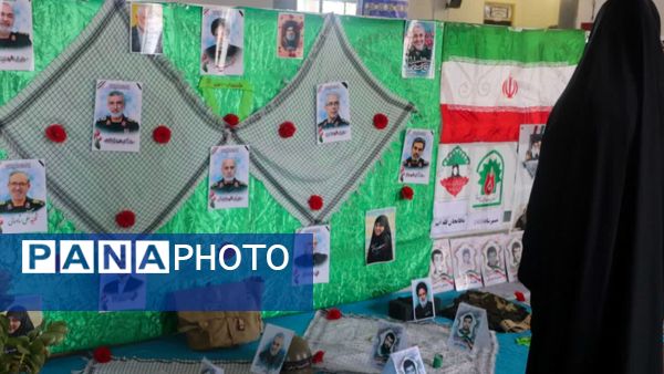 برپایی نمایشگاه دفاع مقدس در مسجد جامع قروه 