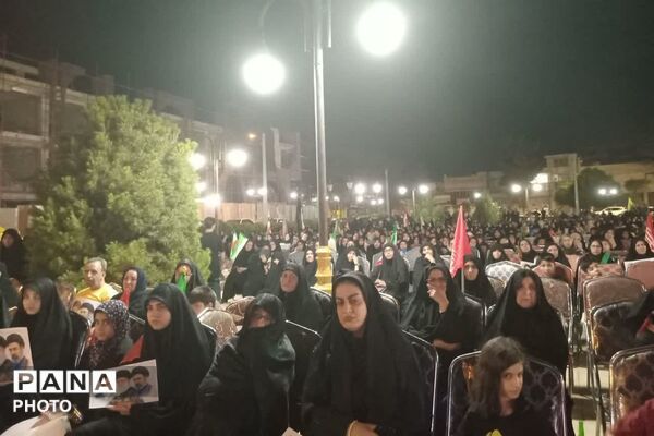 شکوه بیعت اهالی زرقان با آرمان‌های رهبر شهید