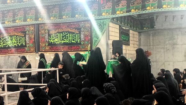 حجله نمادین حضرت قاسم(ع) در سامان