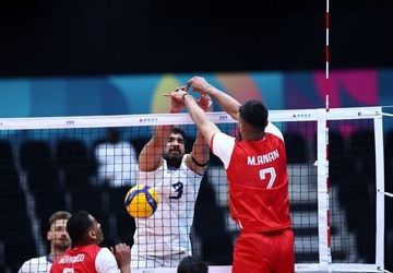 پیروزی والیبالیست‌های ایران برابر قطر
