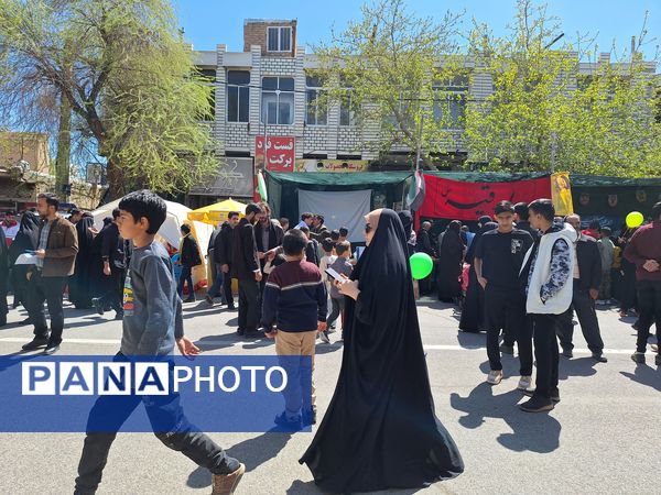 همبستگی مردم شهرستان گناباد در راهپیمایی روز قدس