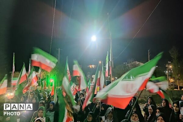 هم صدایی مردم شهر بار در حمایت از آرمان ها 