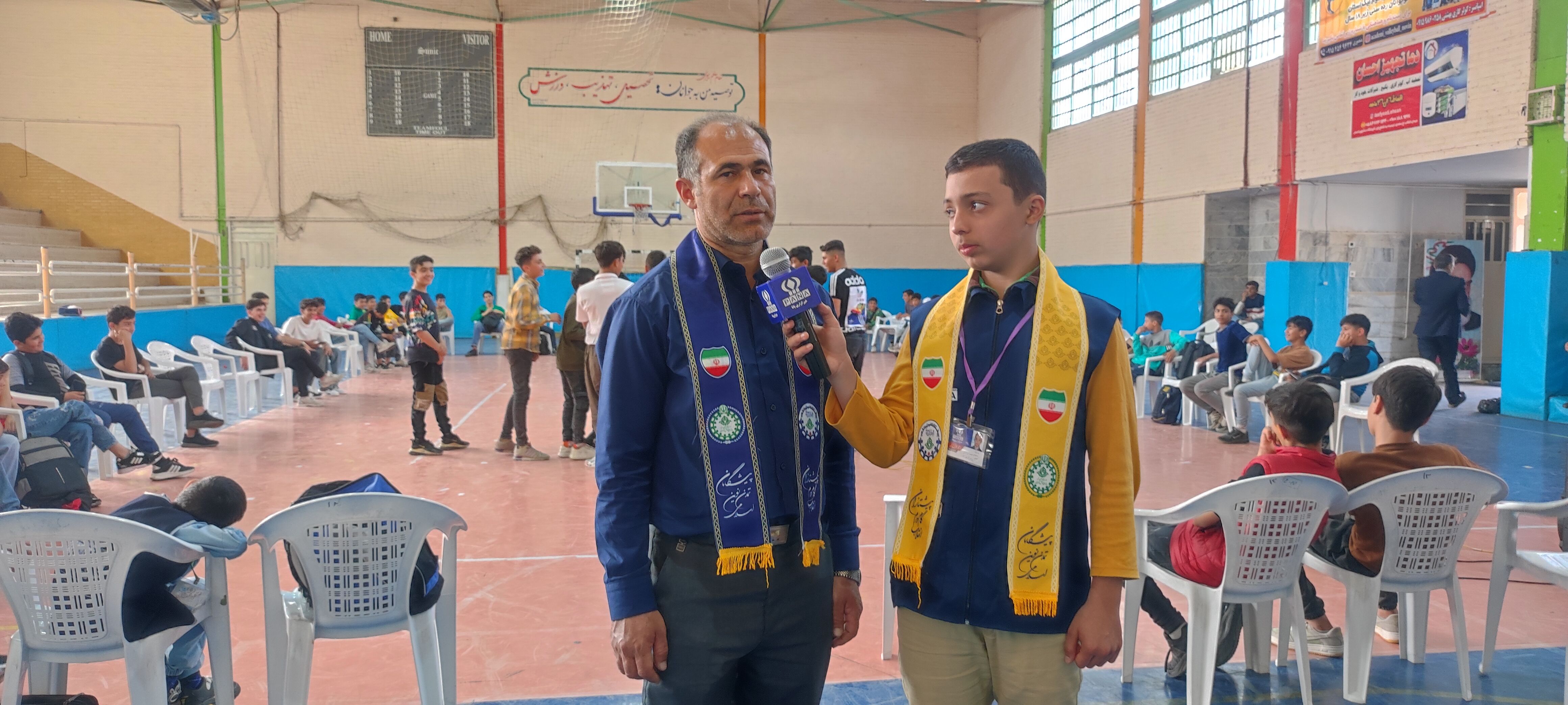 برگزاری اردوی تمشک پسران در شیروان