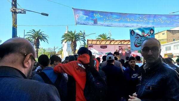 راهپیمایی ۱۳ آبان در قائمشهر