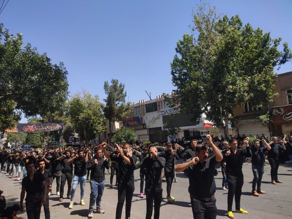 مراسم عزاداری عاشورای حسینی در شهرستان نیشابور 
