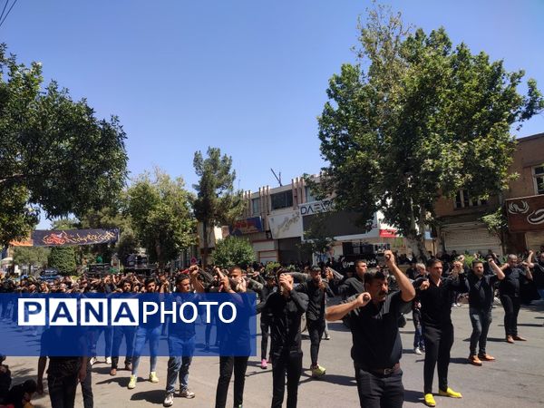 مراسم عزاداری عاشورای حسینی در شهرستان نیشابور 