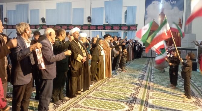 اجتماع باشکوه وحماسی در مصلی امام هادی (ع) پاتاوه 