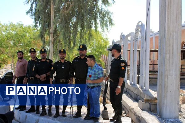 آیین غبارروبی گلزار مطهر شهدای گچساران