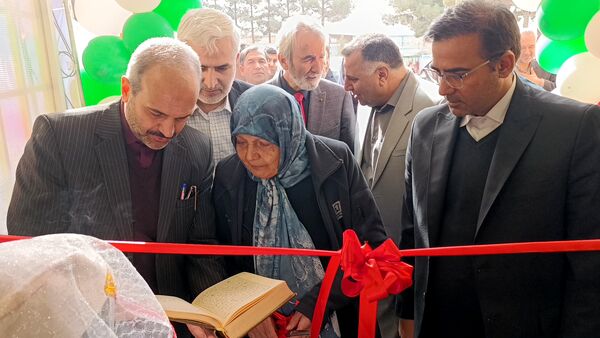 افتتاحیه آموزشگاه ۱۲ کلاسه‌ یاسمن خاکباز ۲ شهرستان نیشابور