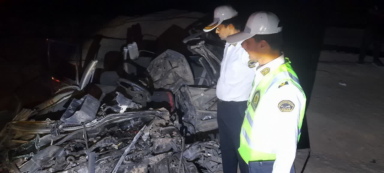 ۳ کشته بر اثر تصادف در محور"طبس به خرو"