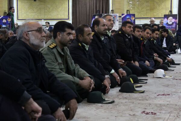 مراسم اولین سالگرد شهادت مدافع حرم سرتیپ شهید سیدرضی موسوی در زنجان