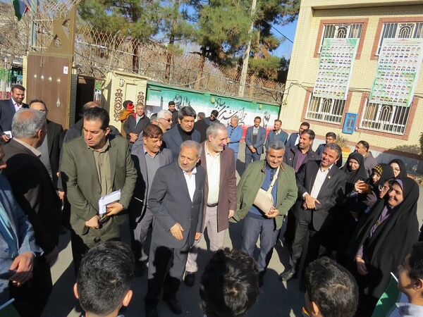 کلنگ زنی نمازخانه مدرسه پسرانه تیزهوشان بجنورد