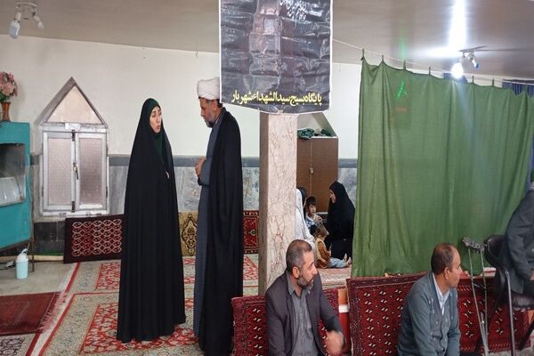 میز خدمت در مسجد جامع شهر بار نیشابور