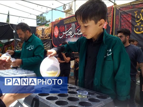 حضور هیئت های عزاداری سید الشهدا در حرم مطهر رضوی