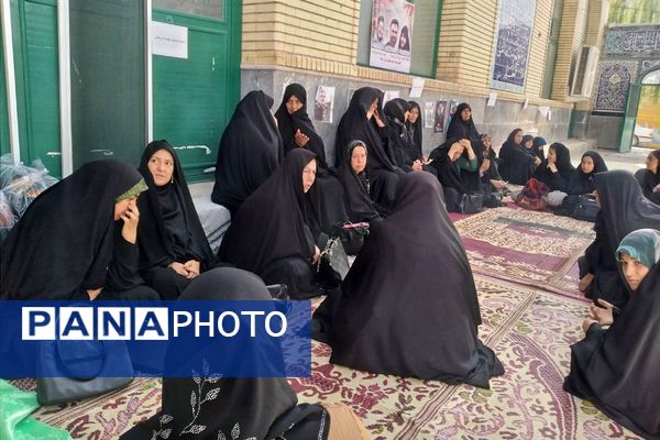 برگزاری رزمایش سراسری بسیجیان در پایگاه مسجد جامع آبسرد