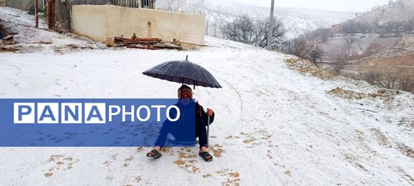 بارش برف در میانکوه