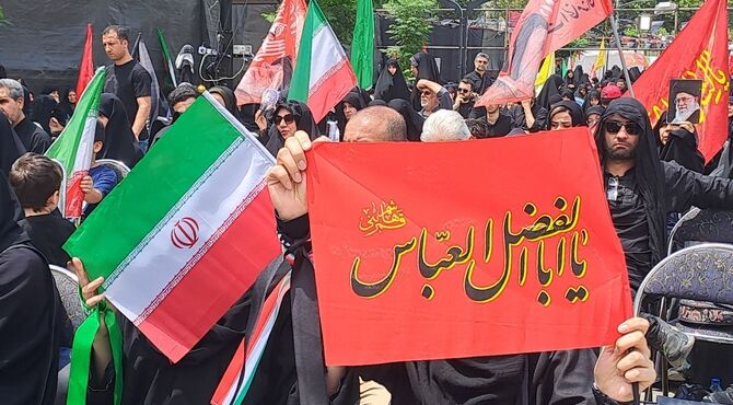 سوگواری تاسوعای حسینی در کرج 