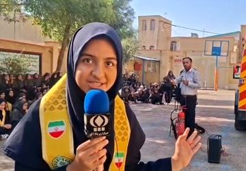 آموزش اطفاء حریق در دبیرستان اخوان کریمی قم