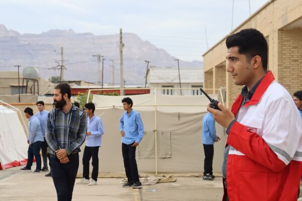  مانور زلزله در تنگستان 