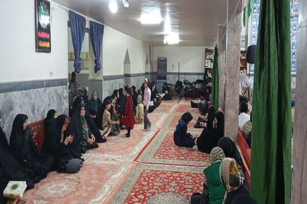 محفل انس با قرآن کریم  در مسجد جامع شهر بار نیشابور 