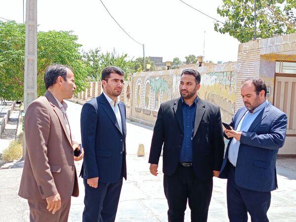 بازدید معاون تربیت بدنی و سلامت وزارت آموزش و پرورش از پروژه استخر دانش‌آموزی کاشمر 