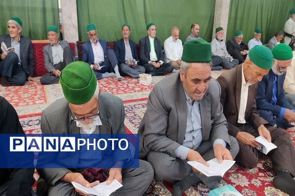 مراسم روز عرفه در مسجد جامع شهر بار 