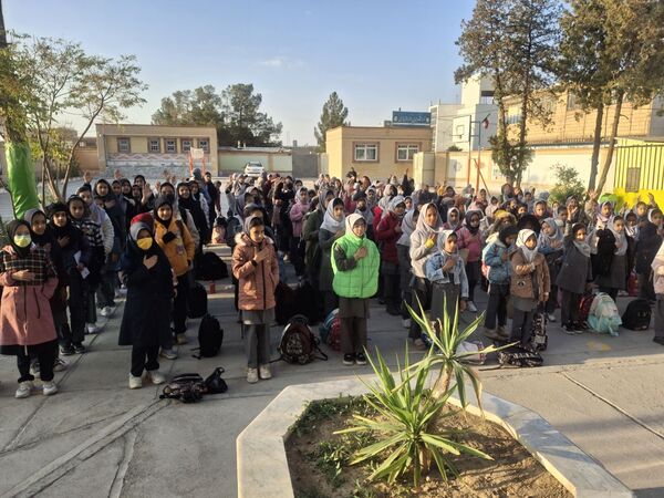 مراسم صبحگاه در شهرستان کاشمر