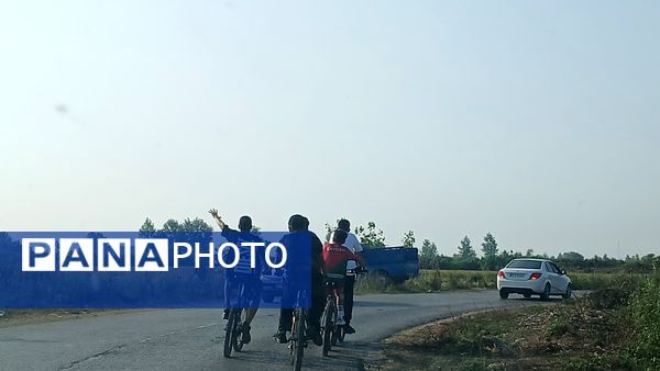 نخستین همایش دوچرخه‌سواری روستای اهلم