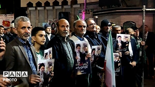 پویش جبهه مردمی با شور دانش‌آموزی در تجمعات شبانه بناب