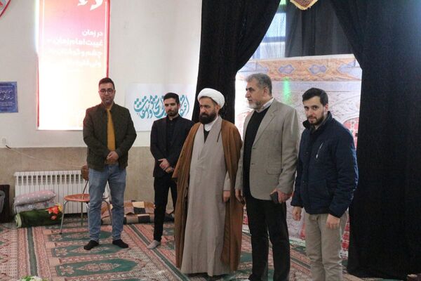 حضور رئیس آموزش‌و‌پرورش فیروزکوه در اعتکاف