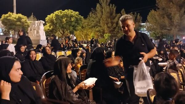 برگزاری مراسم عزاداری شب ششم ماه‌محرم در شهر نیم‌‌ور