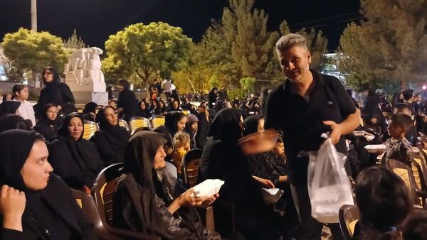 برگزاری مراسم عزاداری شب ششم ماه‌محرم در شهر نیم‌‌ور