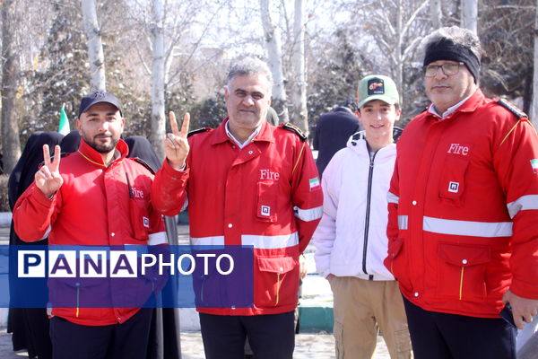 راهپیمایی ۲۲ بهمن در شهرستان نظرآباد 