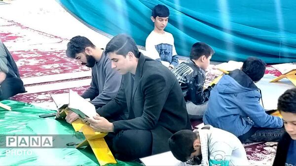 جزخوانی قرآن کریم در مساجد منطقه کوهنانی به مناسبت ماه مبارک رمضان  