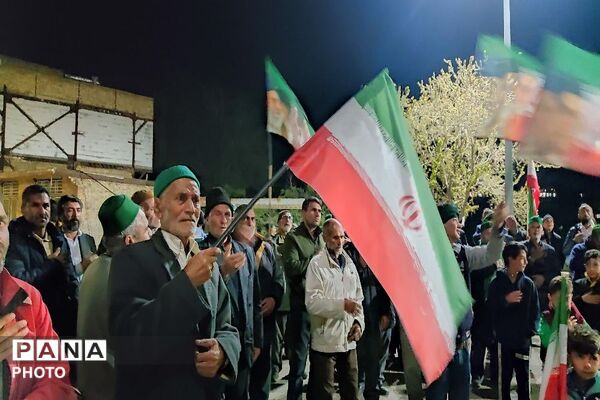 هم صدایی مردم شهر بار در حمایت از آرمان ها 