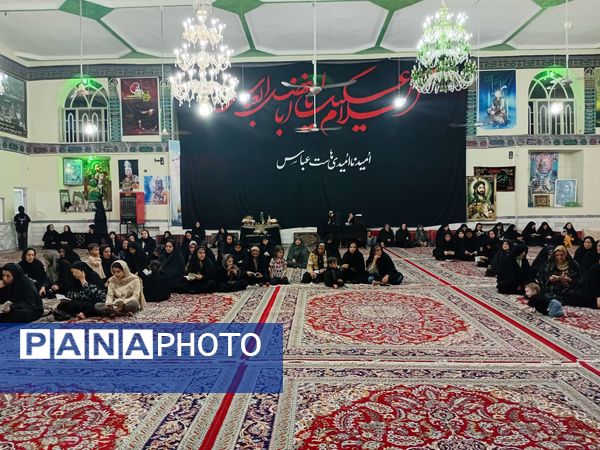 مراسم شام غریبان حضرت رقیه(س) در روستای عارف آباد