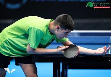 درخشش ملی‌پوش نابغه پینگ‌پنگ ایران در رقابت‌های ‌قهرمانی آسیا 