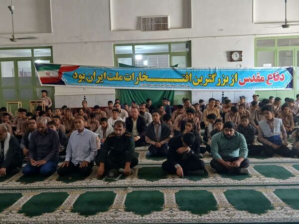 برگزاری یادواره شهدا در مسجد صاحب‌الزمان شهرستان خلیل‌آباد