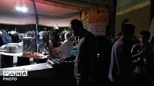 چایخانه هیئت  فاطمه الزهرا در شب صد هشتادم 
