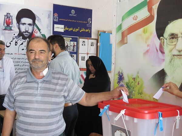 دور دوم انتخابات چهاردهمین دوره ریاست‌جمهوری در شهر درق