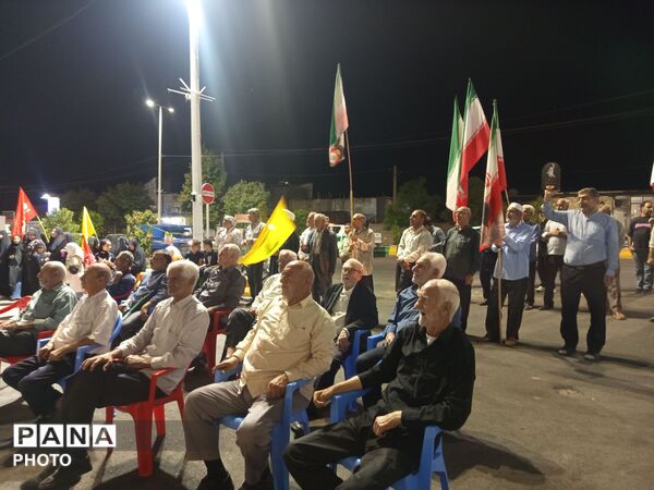 خروشی متحد مردم معمولان برای حمایت از نیروهای مسلح و مطالبه خونخواهی از آمریکا