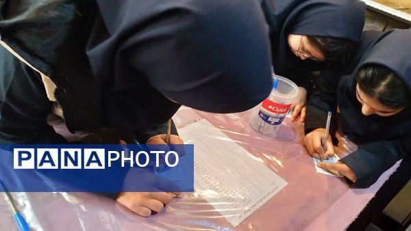 انتخابات شورای دانش آموزی در دبیرستان شاهد شهید حمامی ناحیه شش مشهد